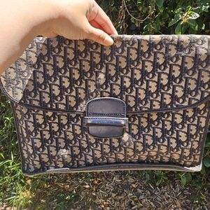 Dior Trotter Clutch Monogram-vintage